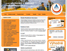 Tablet Screenshot of hostely.cz